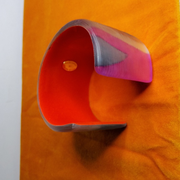 Alexis Bittar Fosted Geometric Lucite Bracelet - Picture 3 of 8